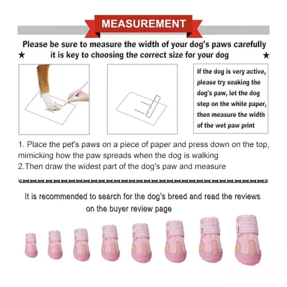QUMY Dog Shoes #1199, 1200